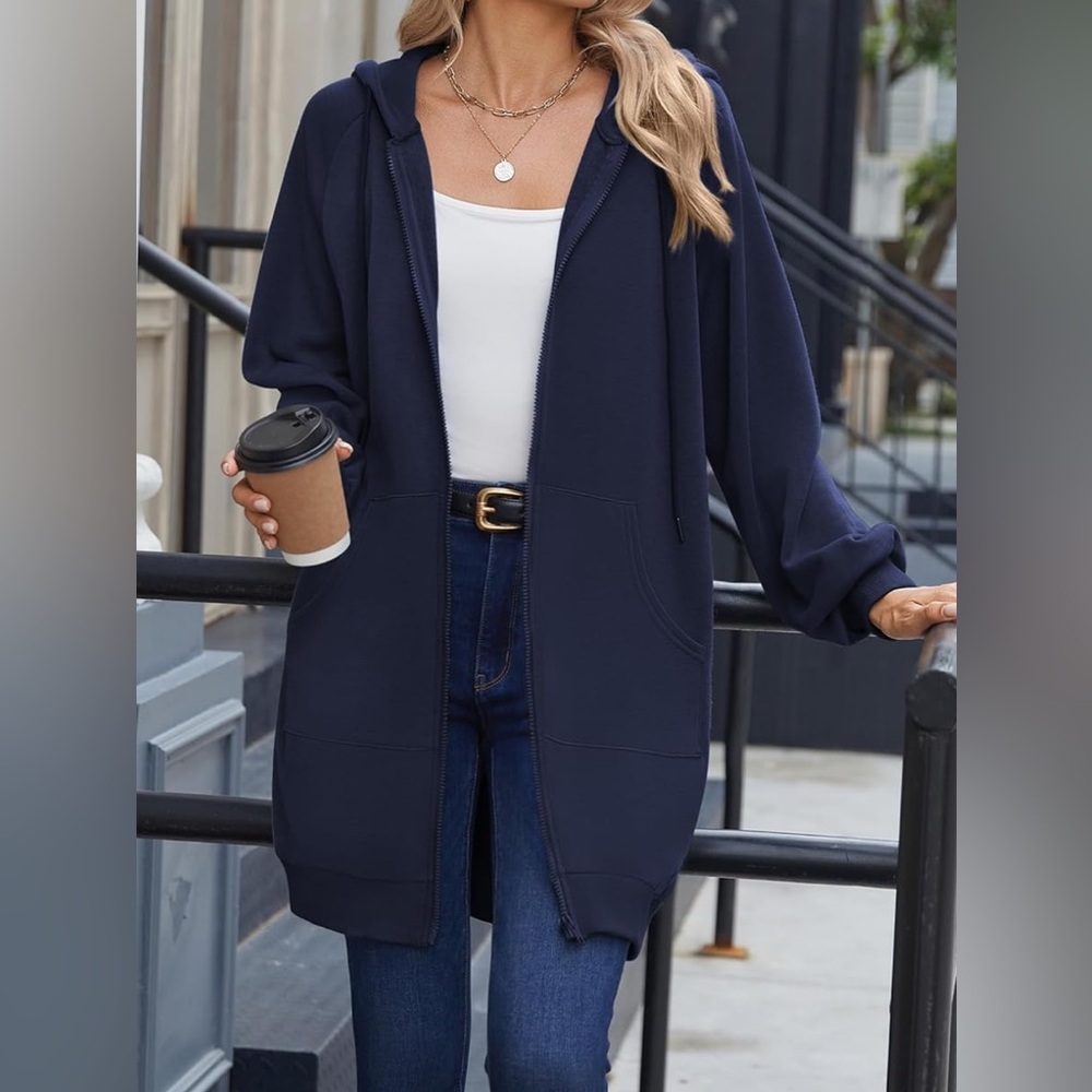 Zeagoo Hoodie Oversized Jacket Coat